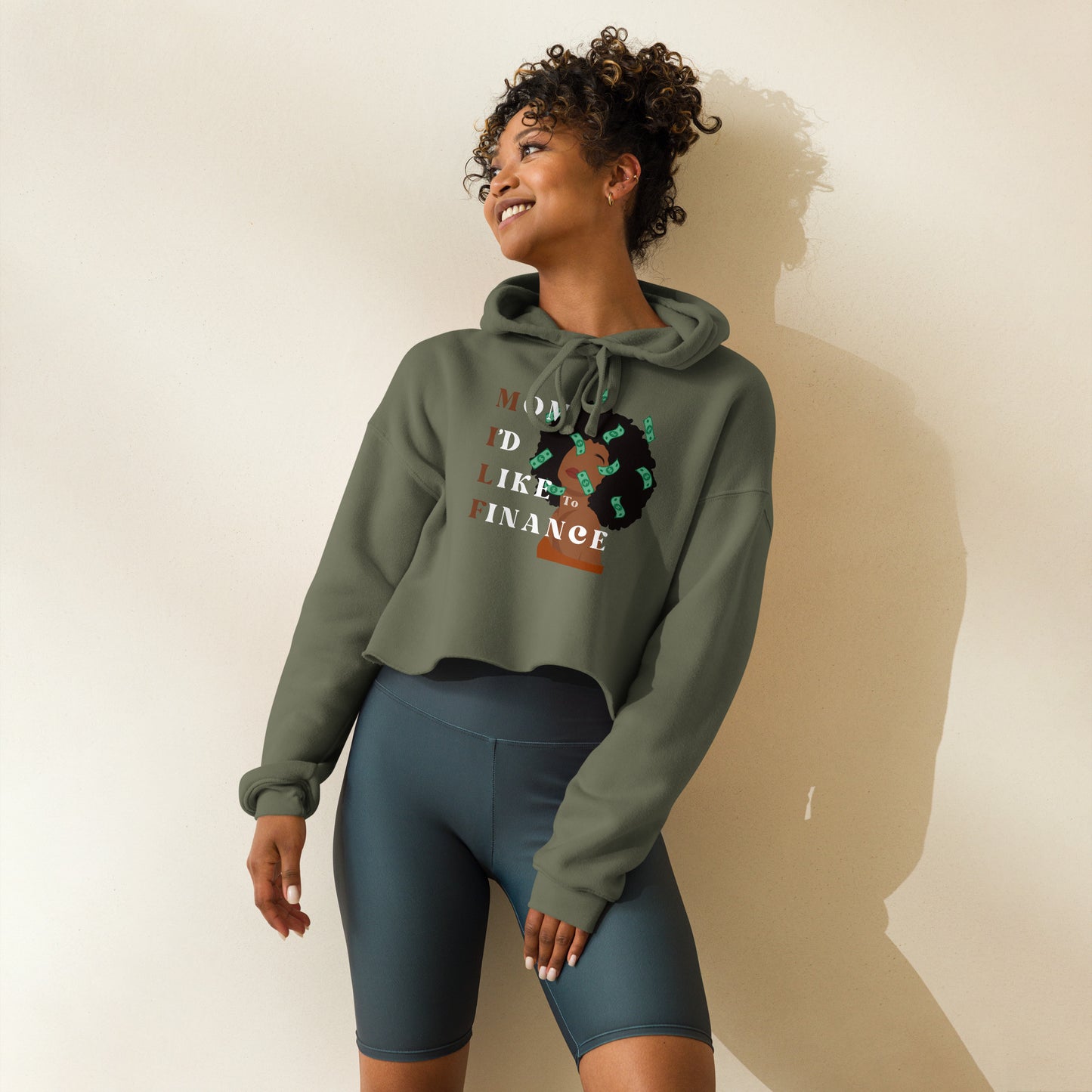 MILF Crop Hoodie